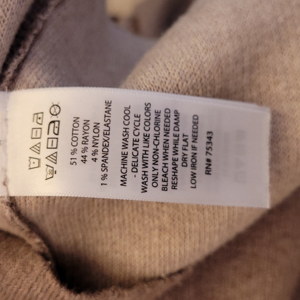 NWOT ADRIENNE VITTADINI oatmeal dress - Picture 7 of 7